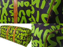 Load image into Gallery viewer, LOUIS VUITTON ルイヴィトン キーポル50 モノグラムグラフィティ スティーブン スプラウス M93700 グリーン 美品 中古 63828