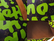 Load image into Gallery viewer, LOUIS VUITTON ルイヴィトン キーポル50 モノグラムグラフィティ スティーブン スプラウス M93700 グリーン 美品 中古 63828