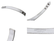 Load image into Gallery viewer, 極美品 CHROME HEARTS クロムハーツ ブレスレット BTN/2SNP クロスボール3ボタン2スナップ ホワイト シルバー925 レザー 中古 63831