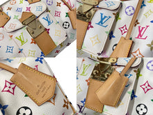 Load image into Gallery viewer, 極美品 LOUIS VUITTON ルイ ヴィトン ハンドバッグ スピーディ30 村上隆 M92643 PVC レザー ホワイト マルチカラー 中古 63836