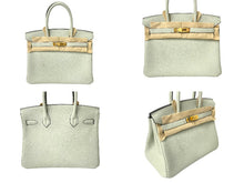 Load image into Gallery viewer, 新品未使用 HERMES エルメス BIRKIN バーキン30 ハンドバッグ グリネヴェ トゴ ゴールド金具 B刻印 中古 63873