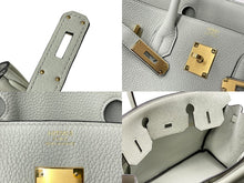 Load image into Gallery viewer, 新品未使用 HERMES エルメス BIRKIN バーキン30 ハンドバッグ グリネヴェ トゴ ゴールド金具 B刻印 中古 63873
