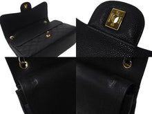 Load image into Gallery viewer, 極美品 CHANEL シャネル チェーンショルダーバッグ マトラッセ30 キャビアスキン Wフラップ A58600 ブラック ゴールド 16番台 中古 63876