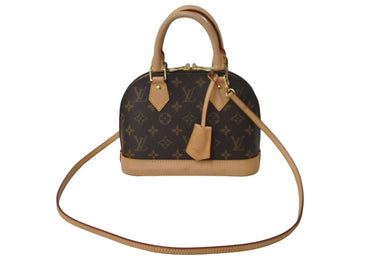 極美品 LOUIS VUITTON ルイヴィトン ハンドバッグ アルマBB RFID モノグラムキャンバス M53152 中古 63881