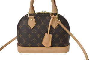 極美品 LOUIS VUITTON ルイヴィトン ハンドバッグ アルマBB RFID モノグラムキャンバス M53152 中古 63881