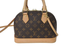 極美品 LOUIS VUITTON ルイヴィトン ハンドバッグ アルマBB RFID モノグラムキャンバス M53152 中古 63881