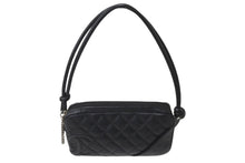 Load image into Gallery viewer, 極美品 CHANEL シャネル ポーチ ハンドバッグ カンボンライン ココマーク 9番台 ブラック ブラック 中古 63882