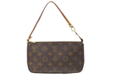 LOUIS VUITTON ルイヴィトン モノグラム アクセサリーポーチ ポシェットアクセソワール M51980 ブラウン 中古 63884
