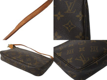 Load image into Gallery viewer, LOUIS VUITTON ルイヴィトン モノグラム アクセサリーポーチ ポシェットアクセソワール M51980 ブラウン 中古 63884
