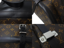 Load image into Gallery viewer, 新品同様 LOUIS VUITTON ルイヴィトン クリストファーGM モノグラムマカサーリュック M92295 ブラウン ブラック レザー 63887