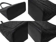 Load image into Gallery viewer, CHANEL シャネル ハンドバッグ 復刻トート キャビアスキン マトラッセ ココマーク 6番台 シルバー金具 中古 63891