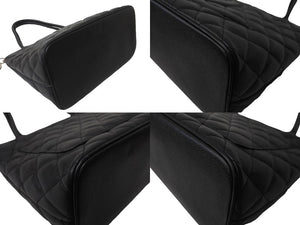 極美品 CHANEL シャネル ハンドバッグ 復刻トート キャビアスキン マトラッセ ココマーク 9番台 シルバー金具 中古 63892