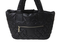 Load image into Gallery viewer, CHANEL シャネル コココクーン スモールトート ハンドバッグ A48610 15番台 ブラック シルバー金具 美品 中古 63894