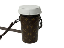 Load image into Gallery viewer, 新品同様 LOUIS VUITTON ルイヴィトン エブリデイLV コーヒーカップ ショルダーバッグ M80812 ヴァージル ブラウン 中古 63895