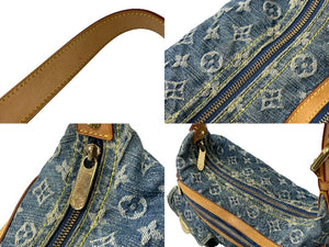 LOUIS VUITTON ルイヴィトン モノグラムデニム バギーPM ワンショルダーバッグ M95049 ブルー ショルダー 美品 中古 63898