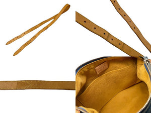 LOUIS VUITTON ルイヴィトン モノグラムデニム バギーPM ワンショルダーバッグ M95049 ブルー ショルダー 美品 中古 63898