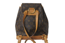 Load image into Gallery viewer, LOUIS VUITTON ルイヴィトン モノグラム モンスリMM バックパック M51136 ブラウン リュック 美品 中古 63899