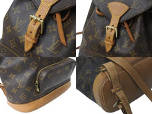 Load image into Gallery viewer, LOUIS VUITTON ルイヴィトン モノグラム モンスリMM バックパック M51136 ブラウン リュック 美品 中古 63899