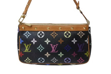Load image into Gallery viewer, LOUIS VUITTON ルイヴィトン モノグラムマルチ ポシェット アクセソワ―ル M92648 村上隆 ブラック 美品 中古 63900