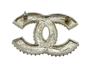 CHANEL シャネル ココマーク パール ブローチ 16V 19.7g シルバー ホワイト 小物 アクセサリー ロゴ シルバー金具 美品 中古 63904