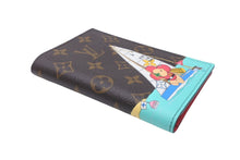 Load image into Gallery viewer, 新品同様 Louis Vuitton ルイ ヴィトン クーヴェルテュールNM パスポートケース 数量限定 IC M69746 ブラウン ピンク 中古 63906