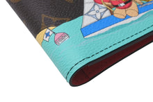 Load image into Gallery viewer, 新品同様 Louis Vuitton ルイ ヴィトン クーヴェルテュールNM パスポートケース 数量限定 IC M69746 ブラウン ピンク 中古 63906
