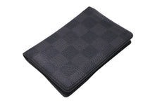 Load image into Gallery viewer, LouisVuitton ルイヴィトン カードケース ダミエ オーガナイザー ドゥ ポッシュ イニシャル入り ブラック N63143 美品 63913