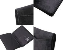 Load image into Gallery viewer, LouisVuitton ルイヴィトン カードケース ダミエ オーガナイザー ドゥ ポッシュ イニシャル入り ブラック N63143 美品 63913
