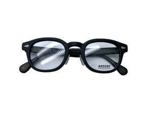 同じく同様 MOSCOT モスコット LEMTOSH レムトッシュ 伊達眼鏡 110184616 アセテート ブラック サイズ46◻︎24-145 中古 63915 