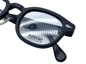 同じく同様 MOSCOT モスコット LEMTOSH レムトッシュ 伊達眼鏡 110184616 アセテート ブラック サイズ46◻︎24-145 中古 63915 