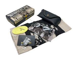 MOSCOT モスコット LEMTOSH レムトッシュ 伊達眼鏡 110383040 アセテート ブラック サイズ46◻︎24-145 美品 中古 63917 