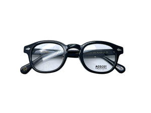 MOSCOT モスコット LEMTOSH レムトッシュ 伊達眼鏡 110383040 アセテート ブラック サイズ46◻︎24-145 美品 中古 63917 