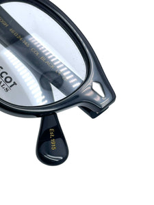 MOSCOT モスコット LEMTOSH レムトッシュ 伊達眼鏡 110383040 アセテート ブラック サイズ46◻︎24-145 美品 中古 63917 