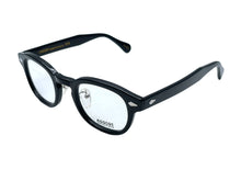 画像をギャラリービューアに読み込む, MOSCOT モスコット LEMTOSH レムトッシュ 伊達眼鏡 110383040 アセテート ブラック サイズ46◻︎24-145 美品 中古 63917 