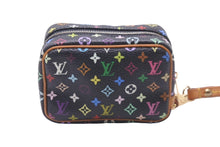 Load image into Gallery viewer, LOUISVUITTON ルイヴィトン トゥルース ワピティ ポーチ M58034 FL0076 ブラック マルチカラー ゴールド金具 美品 中古 63920