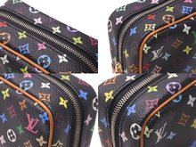 Load image into Gallery viewer, LOUISVUITTON ルイヴィトン トゥルース ワピティ ポーチ M58034 FL0076 ブラック マルチカラー ゴールド金具 美品 中古 63920