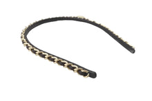 Load image into Gallery viewer, CHANEL シャネル ヘアアクセサリー カチューシャ ヘア アクセサリー B21 S ゴールド金具 美品 中古 63921