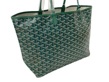 Load image into Gallery viewer, 新品同様 GOYARD ゴヤール サン・ルイPM トートバッグ STLOUIPMLTY09CL09P PVCコーティングキャンバス グリーン 中古 63936