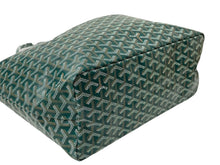 Load image into Gallery viewer, 新品同様 GOYARD ゴヤール サン・ルイPM トートバッグ STLOUIPMLTY09CL09P PVCコーティングキャンバス グリーン 中古 63936