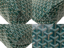 Load image into Gallery viewer, 新品同様 GOYARD ゴヤール サン・ルイPM トートバッグ STLOUIPMLTY09CL09P PVCコーティングキャンバス グリーン 中古 63936