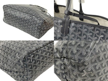 Load image into Gallery viewer, 新品同様 GOYARD ゴヤール サン・ルイPM トートバッグ STLOUIPMLTY51CL51P PVC コーティングキャンバス グレー 中古 63937