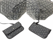 Load image into Gallery viewer, 新品同様 GOYARD ゴヤール サン・ルイPM トートバッグ STLOUIPMLTY51CL51P PVC コーティングキャンバス グレー 中古 63937