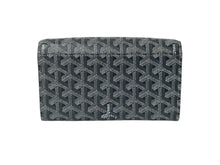 Load image into Gallery viewer, 新品同様 GOYARD ゴヤール ヴァレンヌポーチウォレット 長財布 VAREN3MMLTY51CL51P PVCコーティングキャンバス グレー 中古 63938