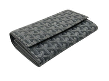 Load image into Gallery viewer, 新品同様 GOYARD ゴヤール ヴァレンヌポーチウォレット 長財布 VAREN3MMLTY51CL51P PVCコーティングキャンバス グレー 中古 63938