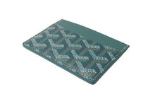 Load image into Gallery viewer, 新品未使用 GOYARD ゴヤール サン シュルピス カードケース ヘリンボーン PVC カーフ グリーン 中古 63940