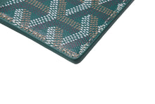 Load image into Gallery viewer, 新品未使用 GOYARD ゴヤール サン シュルピス カードケース ヘリンボーン PVC カーフ グリーン 中古 63940