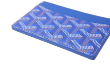 Load image into Gallery viewer, 新品未使用 GOYARD ゴヤール サンシュルピス カードケース ブルー STSULPPMLTY08CL08X ロゴ 小物 カーフスキン 中古 63941