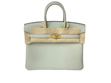Load image into Gallery viewer, 新品未使用 HERMES エルメス BIRKIN バーキン25 ハンドバッグ グリネヴェ トゴ ゴールド金具 B刻印 中古 63946