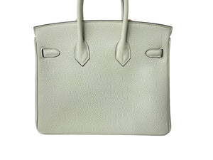 新品未使用 HERMES エルメス BIRKIN バーキン25 ハンドバッグ グリネヴェ トゴ ゴールド金具 B刻印 中古 63946