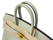 Load image into Gallery viewer, 新品未使用 HERMES エルメス BIRKIN バーキン25 ハンドバッグ グリネヴェ トゴ ゴールド金具 B刻印 中古 63946